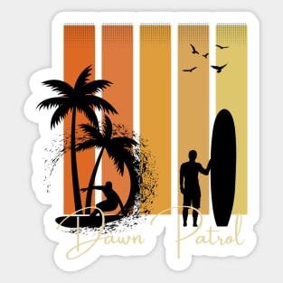 Dawn Patrol Surf Life Tee! Sticker